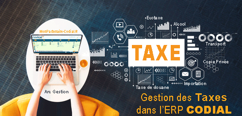 Gestion des taxes dans Codial