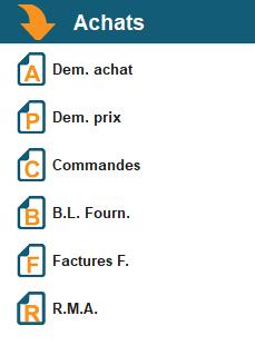 Les documents d’achat Codial