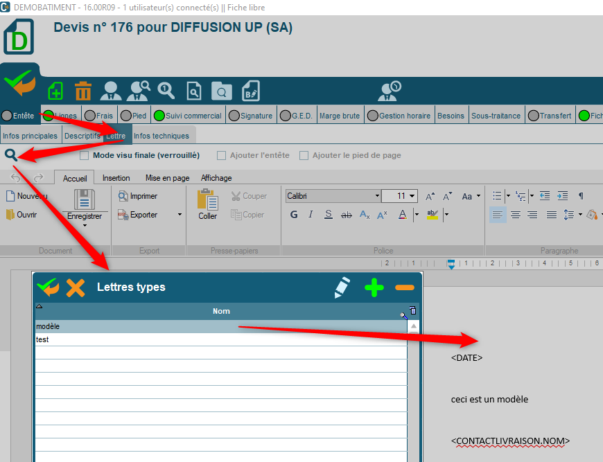 Phrases mémorisées et lettres types : gain de temps dans la rédaction de documents
