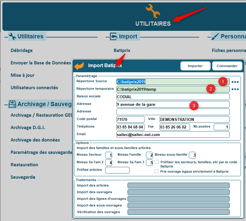 Comment importer Batiprix dans Codial ?