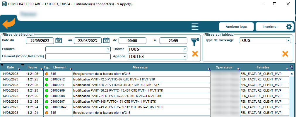 Traçabilité : traces techniques et télémétrie dans Codial